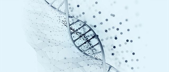 14. DNA helix 3D illustration Epigenomics