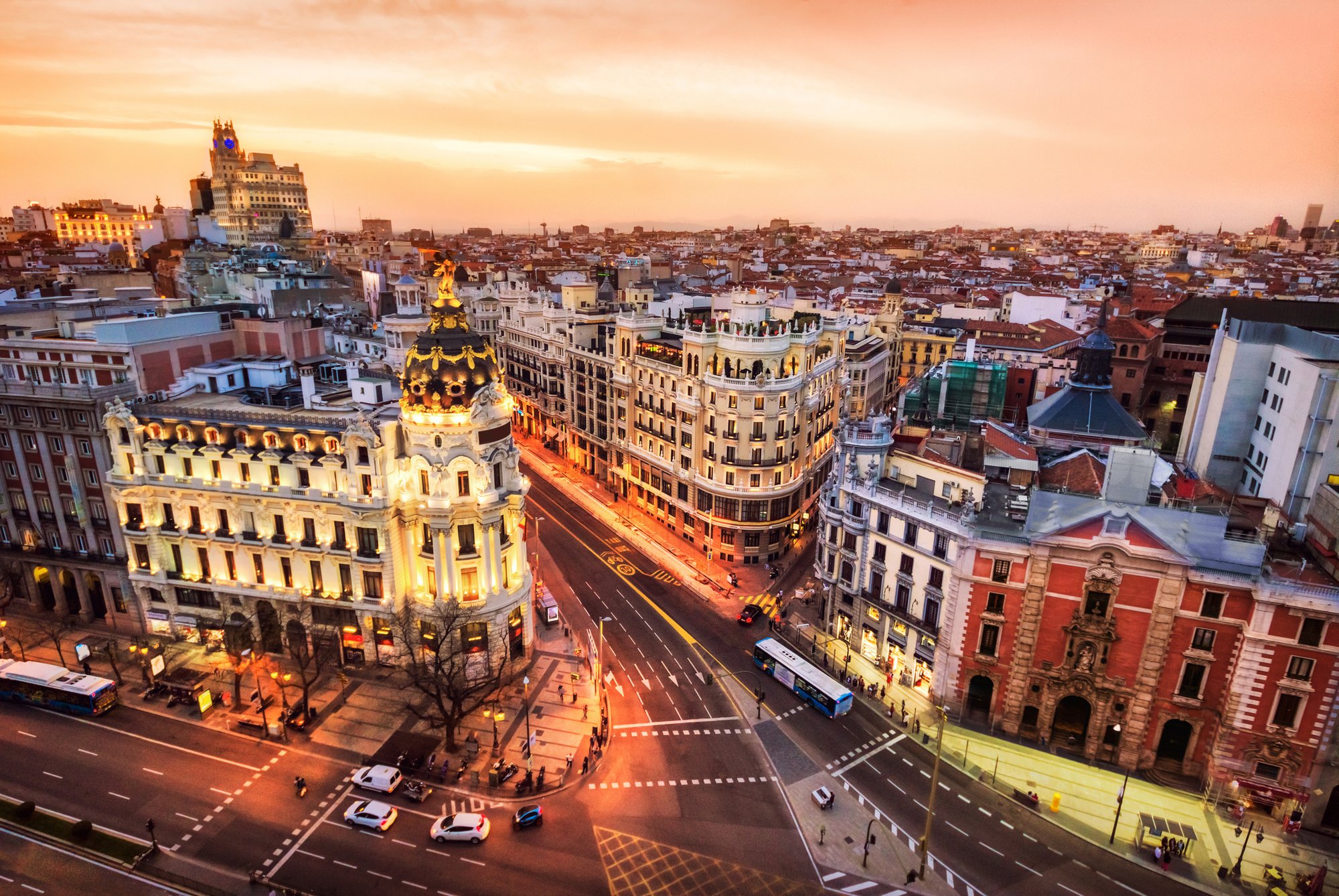 Madrid skyline
