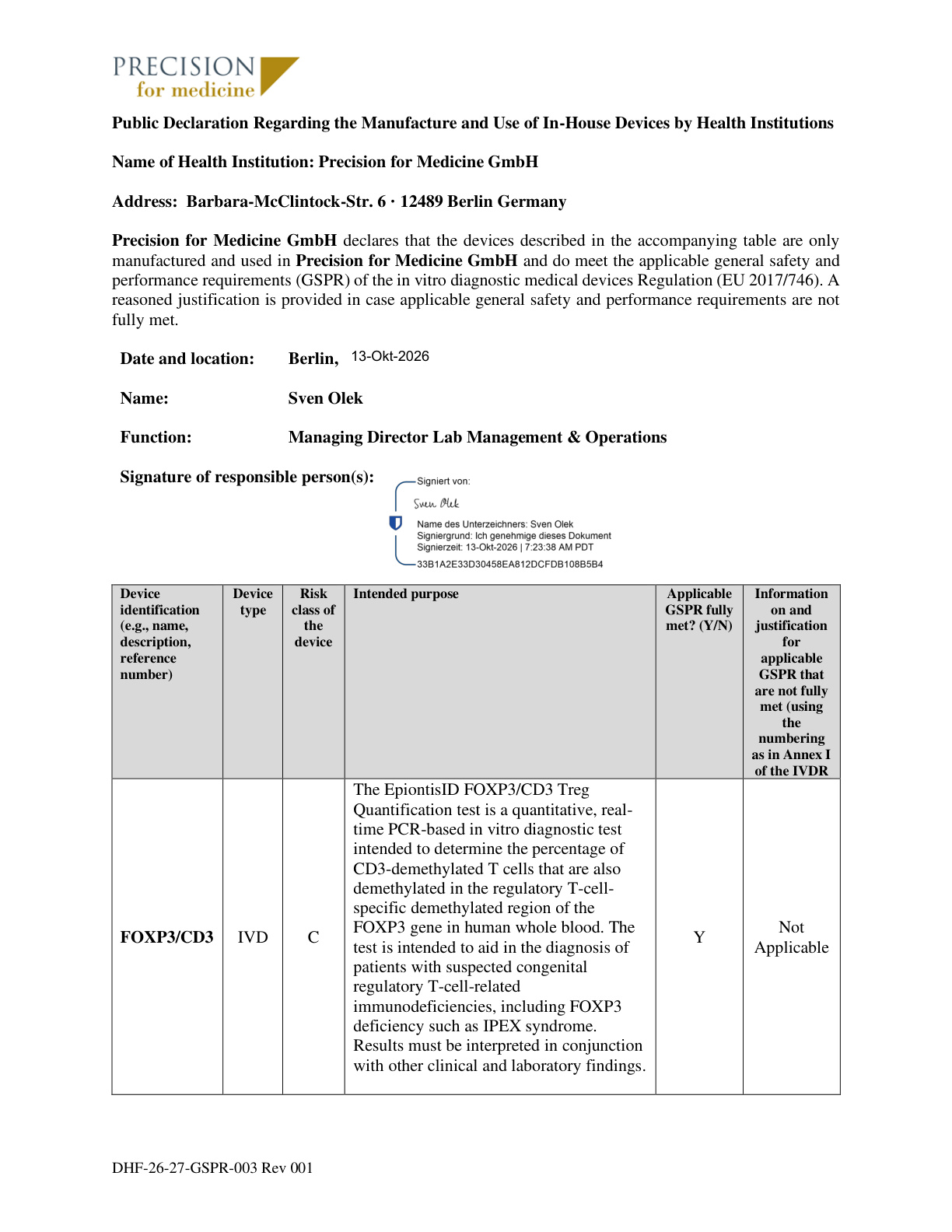 DHF-26_to_27_GSPR-003_General_Safety_Performance_Requirements_Compliance_Statement thumbnail