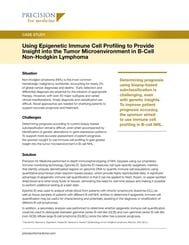Using Epigenetic Immune Cell Profiling to Provide Insight into the Tumor Microenvironment in B-Cell Non-Hodgkin Lymphoma