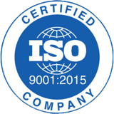 Certified ISO 9001:2015 Company