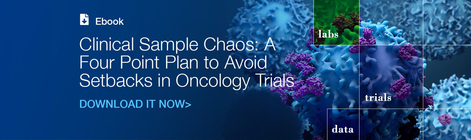 Download ebook titled Clinical Sample Chaos-A Four Point Plan to Avoid Setbacks in Oncology Trials