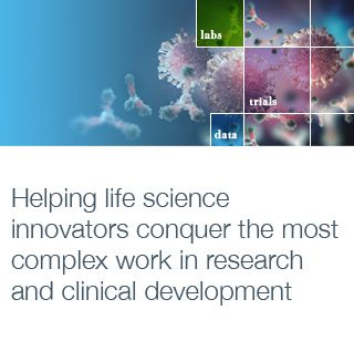 Helping life science innovators conquer the most complex work in research and clinical development hero slide